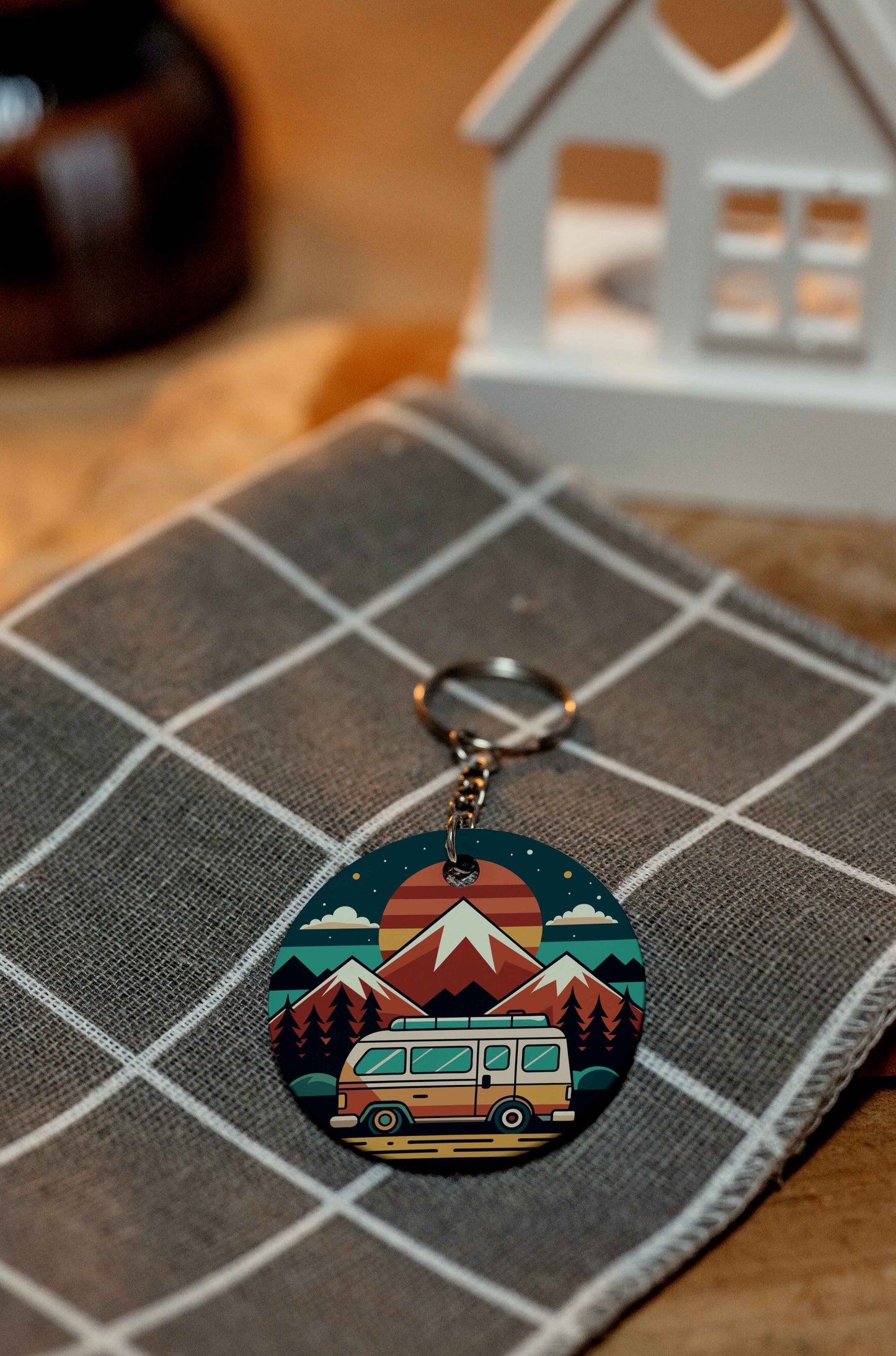 Schlüsselanhänger Camper Retro