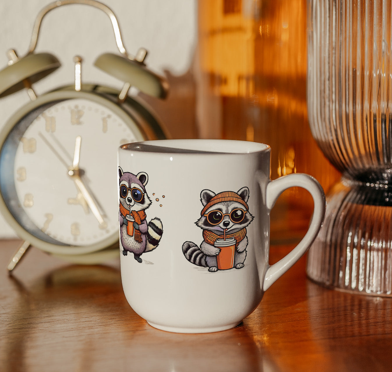 Tasse Waschbär Gang Gruppe lässig