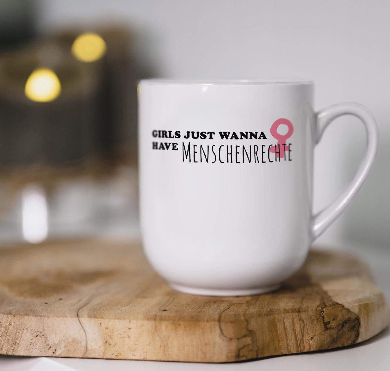 Tasse Weltfrauentag gegen das Patriarchat für Feminismus am feministischen Kampftag für Gleichberechtigung (Kopie)