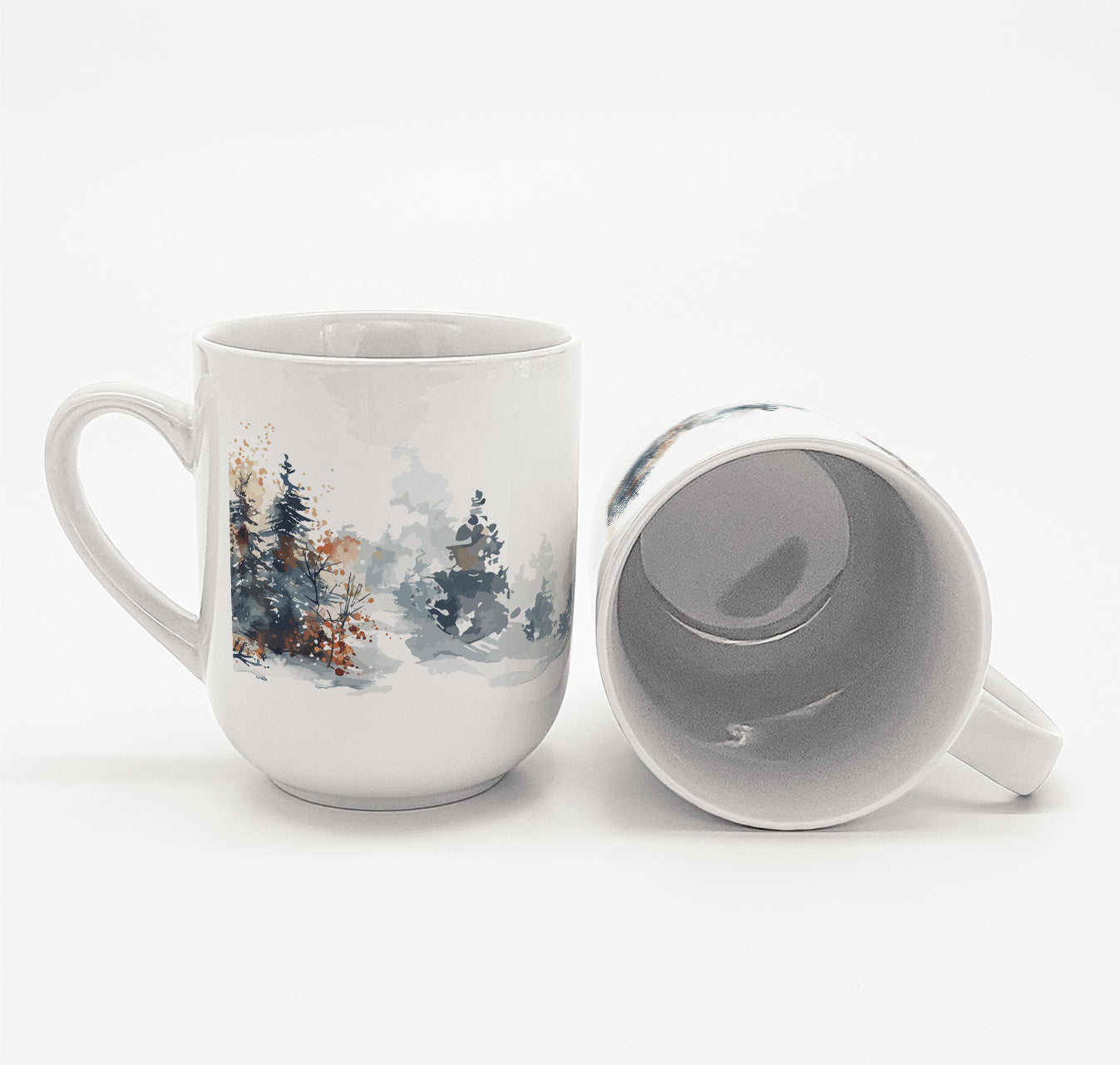 Tasse Weihnachten mit Winterlandschaft Winter Wonder Land Winterwald Keramik