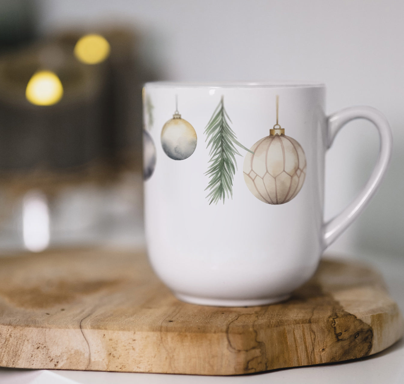 Tasse Weihnachten mit Weihnachtskugel Keramik