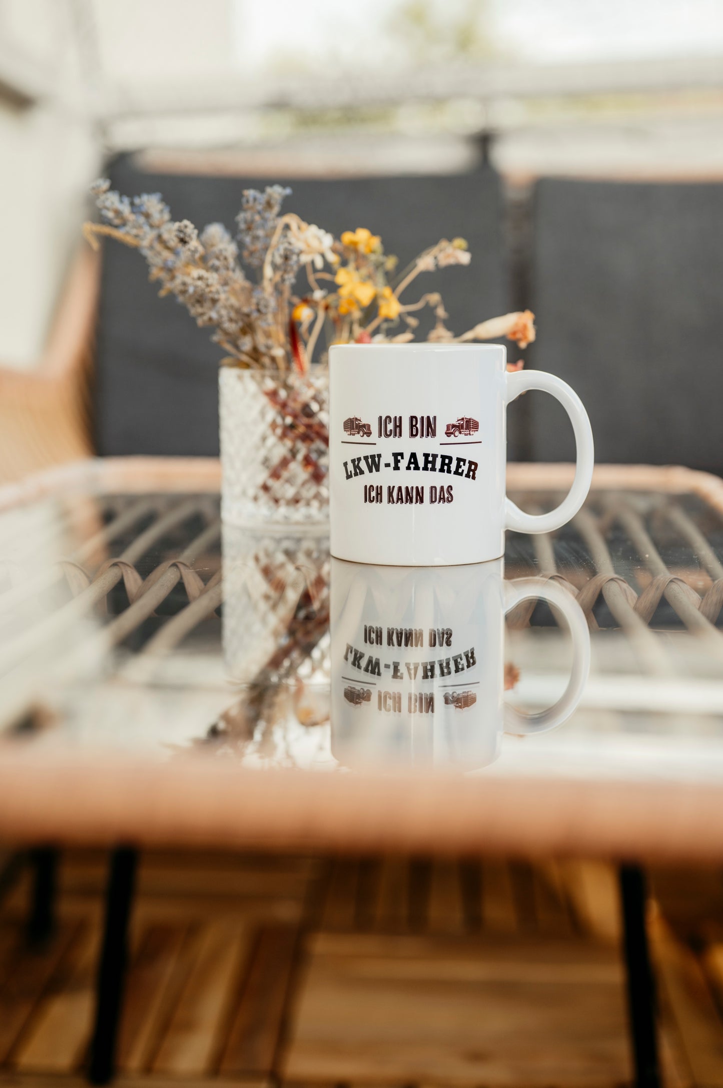 Tasse mit Spruch "Ich bin LKW Fahrer, ich kann das" Berufskraftfahrer LKW-Fahrer