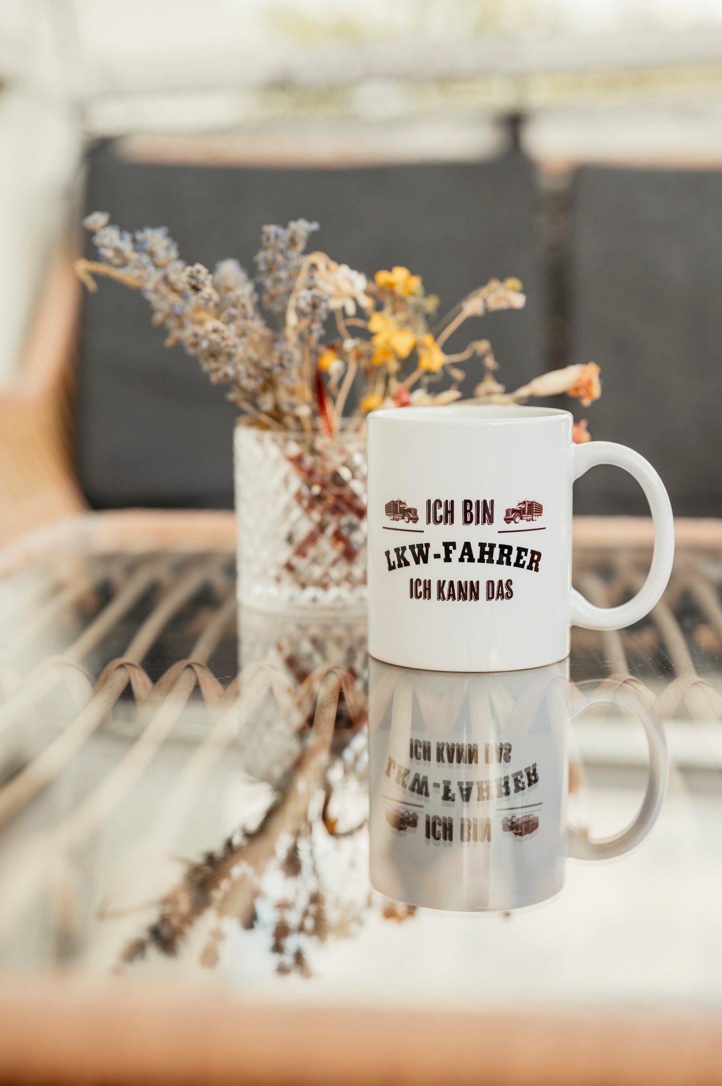 Tasse mit Spruch "Ich bin LKW Fahrer, ich kann das" Berufskraftfahrer LKW-Fahrer