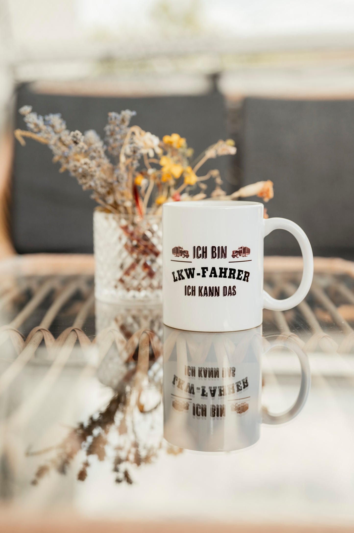 Tasse mit Spruch "Ich bin LKW Fahrer, ich kann das" Berufskraftfahrer LKW-Fahrer