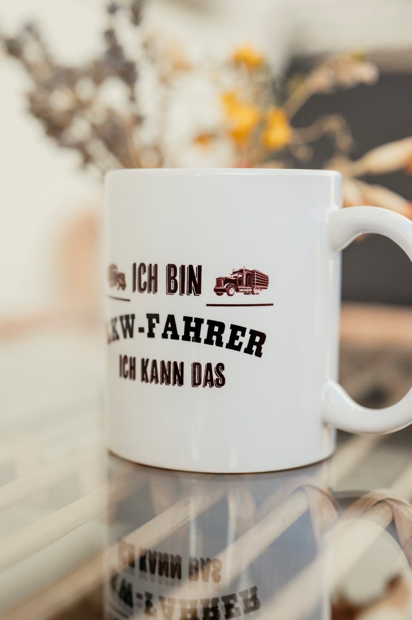 Tasse mit Spruch "Ich bin LKW Fahrer, ich kann das" Berufskraftfahrer LKW-Fahrer