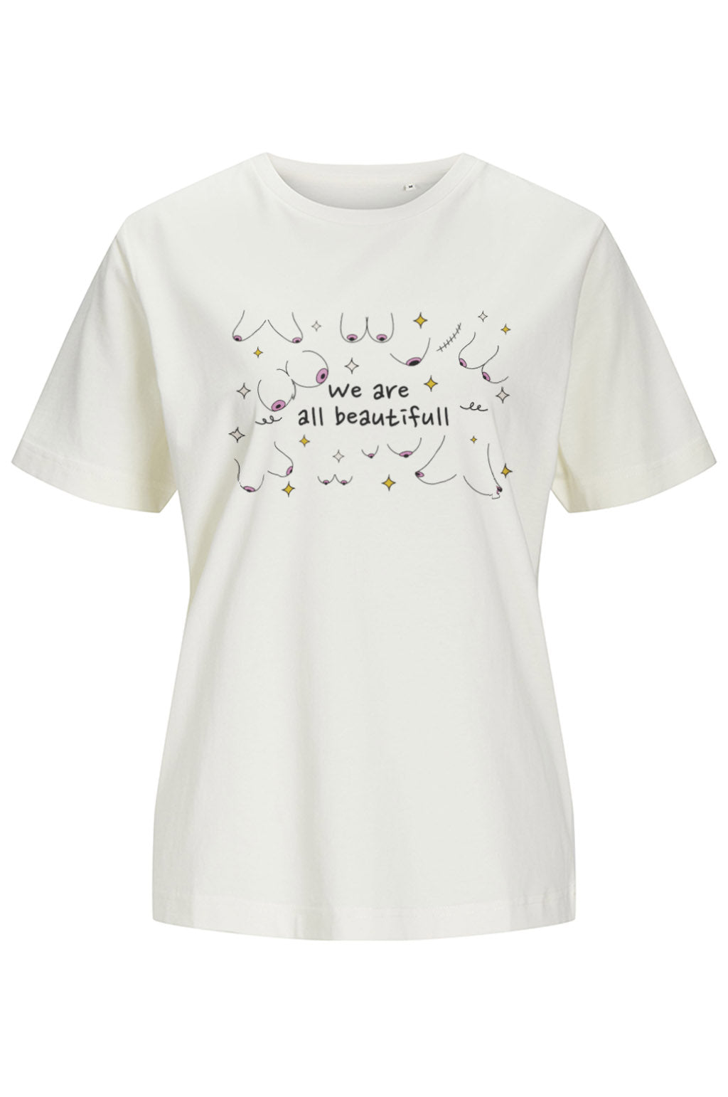 T-Shirt Body Positivity Brüste Booebies Statement Geschenk für Frauen