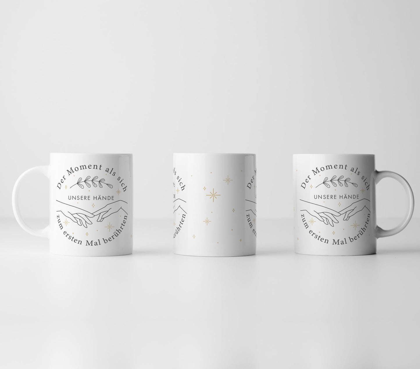Tasse Valentinstag mit Spruch Geschenk Partner Partnerin Jahrestag minimalistisches romantisches Design