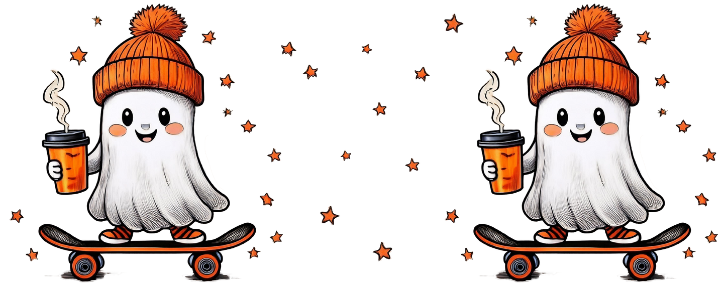 Tasse Herbst Geist auf Skateboard