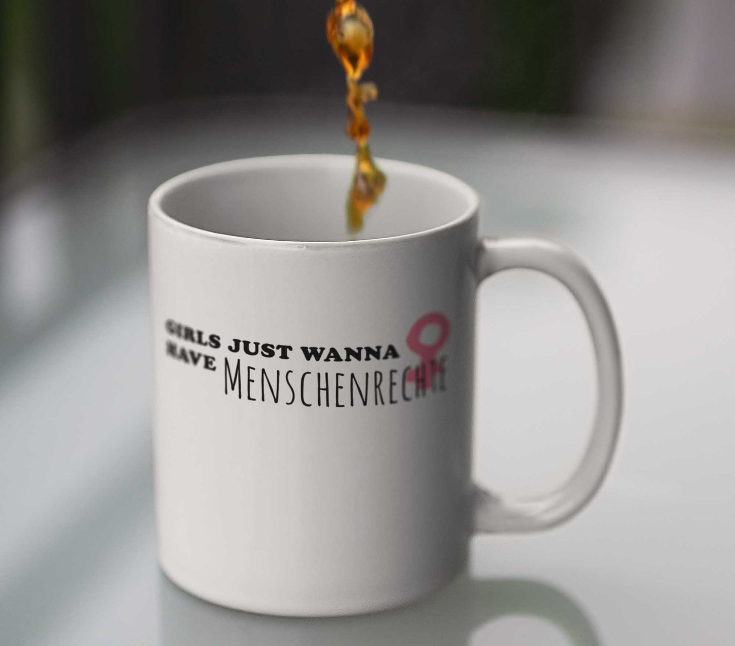 Tasse Weltfrauentag gegen das Patriarchat für Feminismus am feministischen Kampftag für Gleichberechtigung