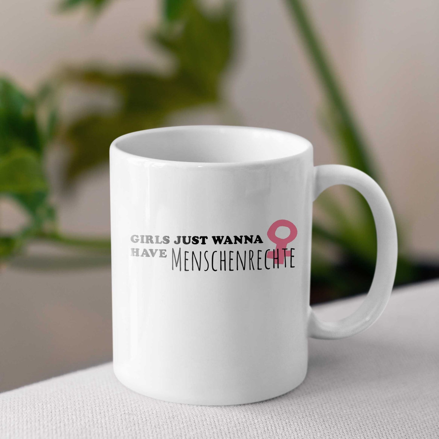 Tasse Weltfrauentag gegen das Patriarchat für Feminismus am feministischen Kampftag für Gleichberechtigung