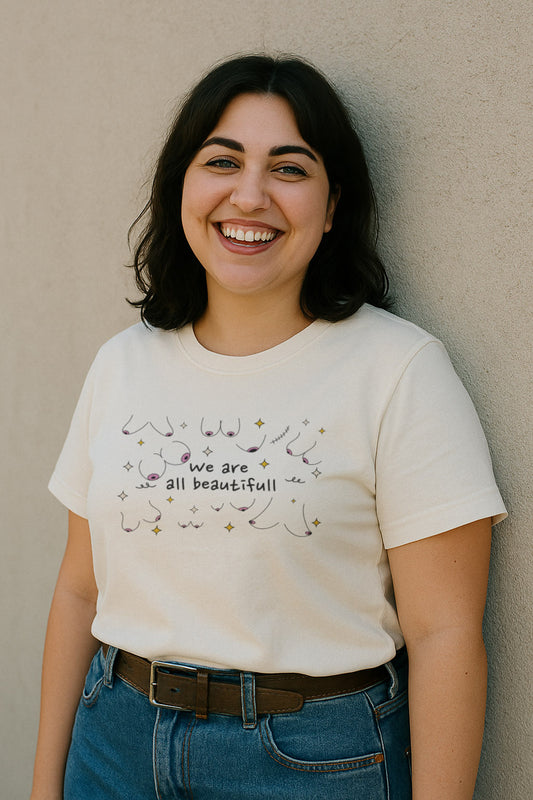 T-Shirt Body Positivity Brüste Booebies Statement Geschenk für Frauen