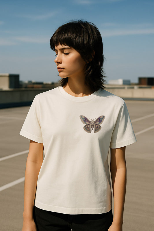 T-Shirt Motte - Moth Magic Gothic Insekten Shirt Damen Tattoostyle Alternativ Fashion