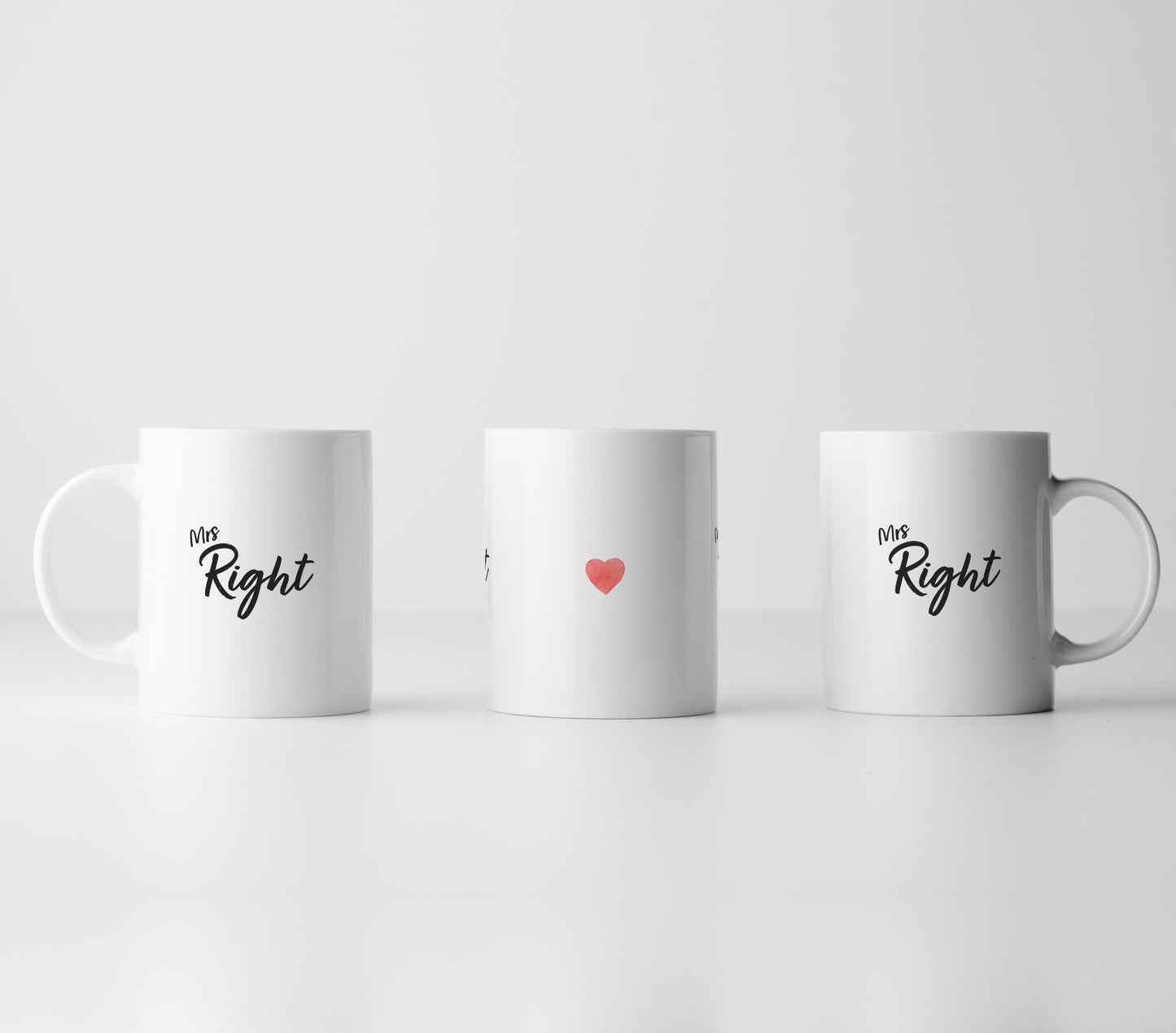 Tasse Valentinstag Hochzeit Geschenk für die Liebste - Mrs. Right