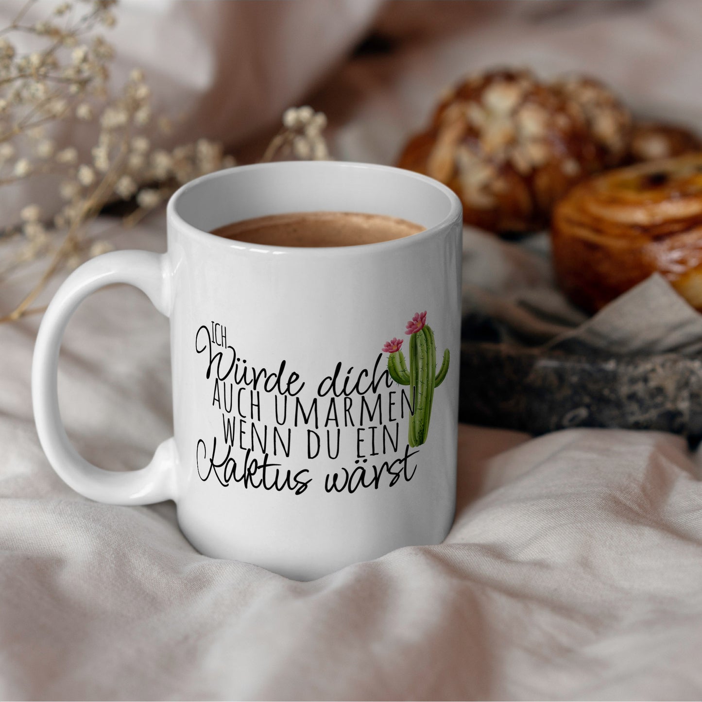 Tasse Kaktus Valentinstag Jahrestag Geschenk für Partnerin oder Partner